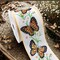Designer’s Shop Monarch Butterfly Wired Ribbon – 2.5 Inch x 10 Yards, White Canvas Ribbon with Orange Butterfly & Floral Print, WR 63-5234